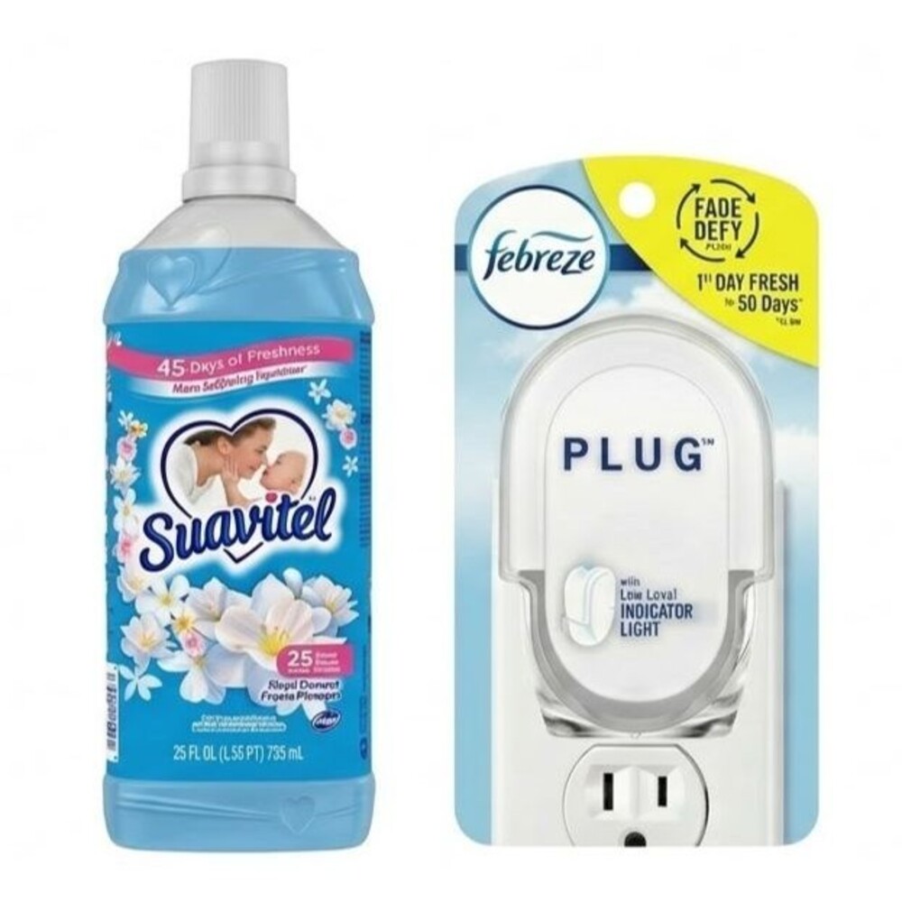 SUAVITEL Liquid Laundry FABRIC SOFTENER Conditioner Field Flowers 25 oz febreeze